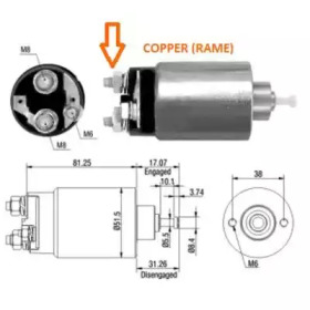 Contactor, electromotor