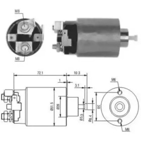 Contactor, electromotor