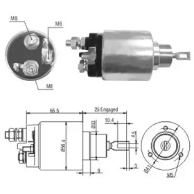 Contactor, electromotor