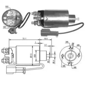 Contactor, electromotor