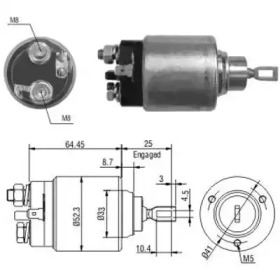 Contactor, electromotor