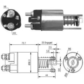 Contactor, electromotor