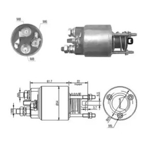 Contactor, electromotor