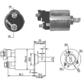 Contactor, electromotor