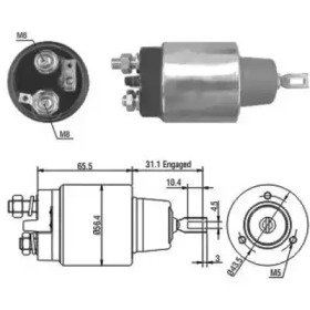 Contactor, electromotor