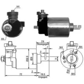 Contactor, electromotor