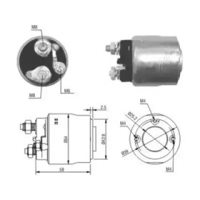 Contactor, electromotor