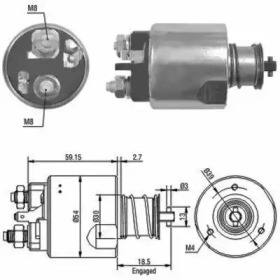 Contactor, electromotor