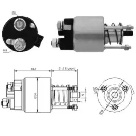 Contactor, electromotor