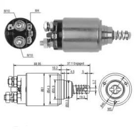 Contactor, electromotor