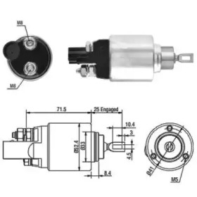 Contactor, electromotor