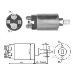 Contactor, electromotor