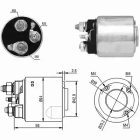 Contactor, electromotor