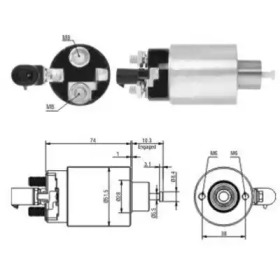 Contactor, electromotor