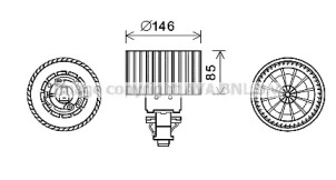 Motor electric, aeroterma