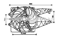 Ventilator răcire motor