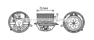 Motor electric, aeroterma