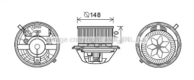 Motor electric, aeroterma