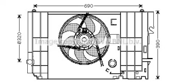 Ventilator răcire motor