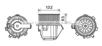 Motor electric, aeroterma