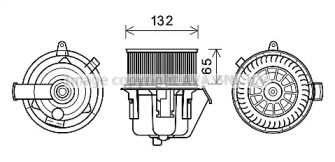 Motor electric, aeroterma