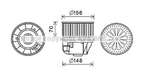 Motor electric, aeroterma