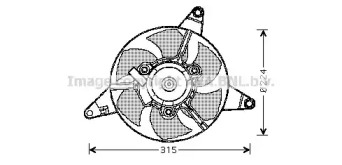 Ventilator răcire motor