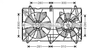 Ventilator răcire motor