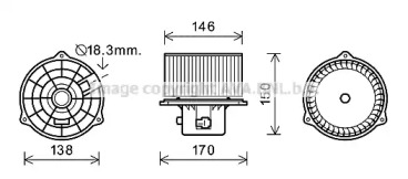 Motor electric, aeroterma