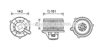 Motor electric, aeroterma