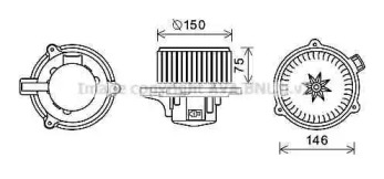 Motor electric, aeroterma