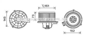 Motor electric, aeroterma