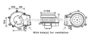 Motor electric, aeroterma