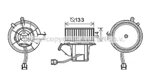 Motor electric, aeroterma