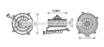 Motor electric, aeroterma