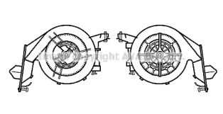 Motor electric, aeroterma