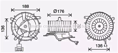 Motor electric, aeroterma