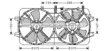 Ventilator răcire motor