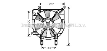 Ventilator răcire motor