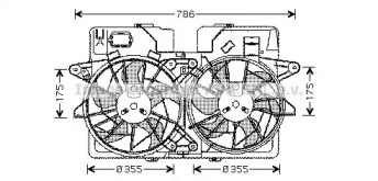 Ventilator răcire motor