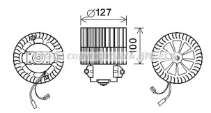 Motor electric, aeroterma