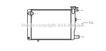 Radiator apă răcire motor