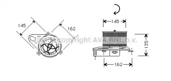 Motor electric, aeroterma