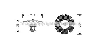 Motor electric, aeroterma