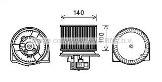 Motor electric, aeroterma