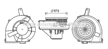 Motor electric, aeroterma