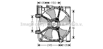 Ventilator răcire motor