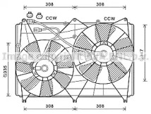 Ventilator răcire motor