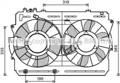 Ventilator răcire motor