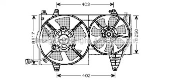 Ventilator răcire motor